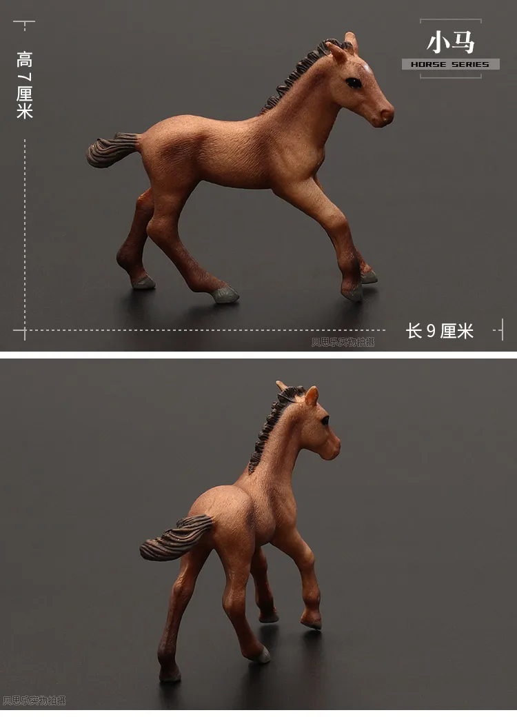 8ST Bauernhof Tiere Models Figuren Set Spielzeug Kunststoff Simulation PferdNZ8